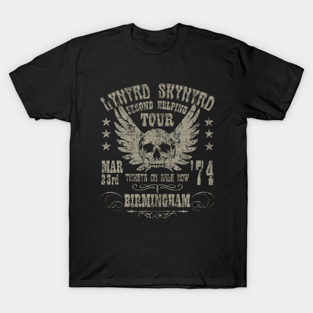 Lynyrd Skynyrd 1974, distressed T-Shirt by woodsman